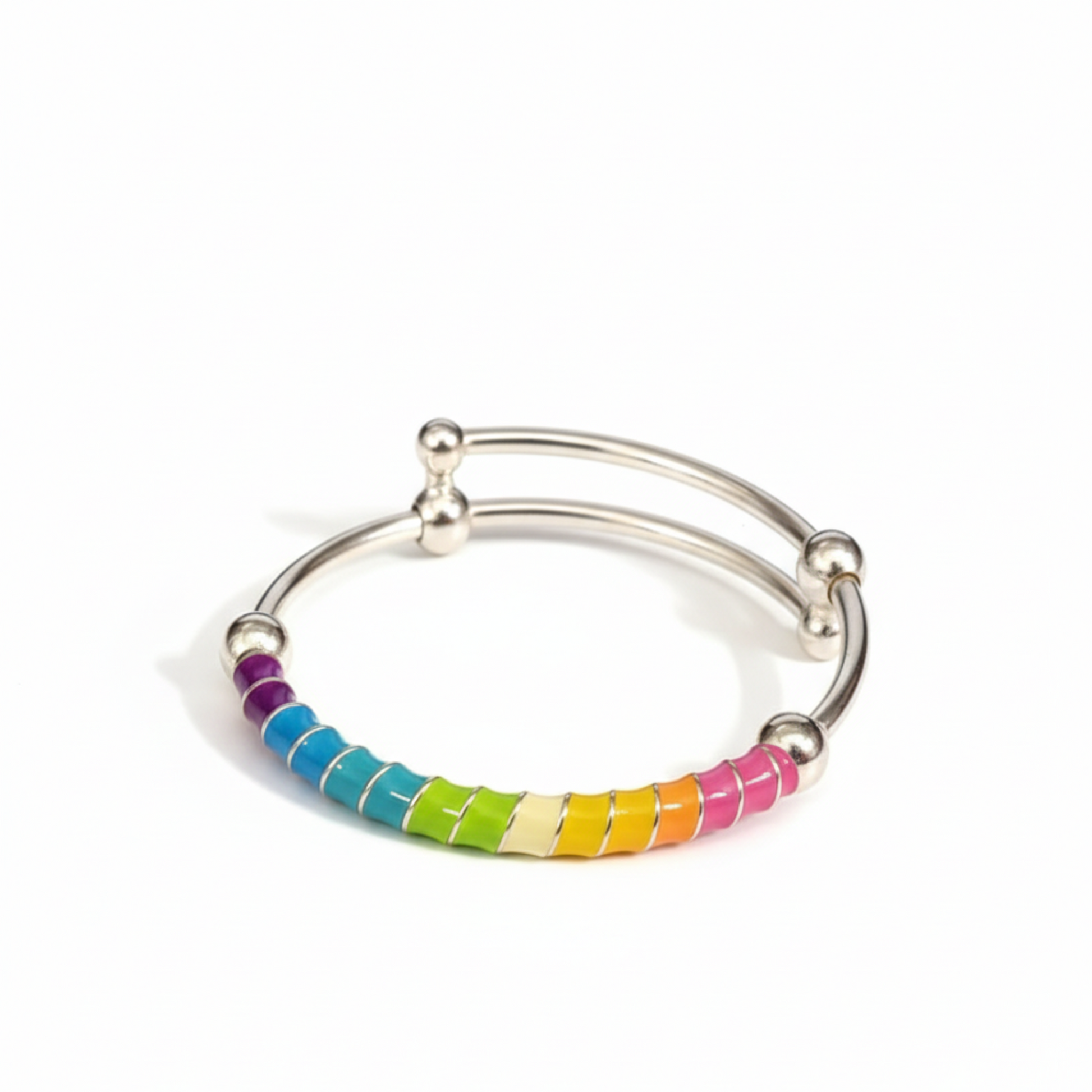 925 Sterling Silver Baby Bangle For 1 To 5 Years Old Baby