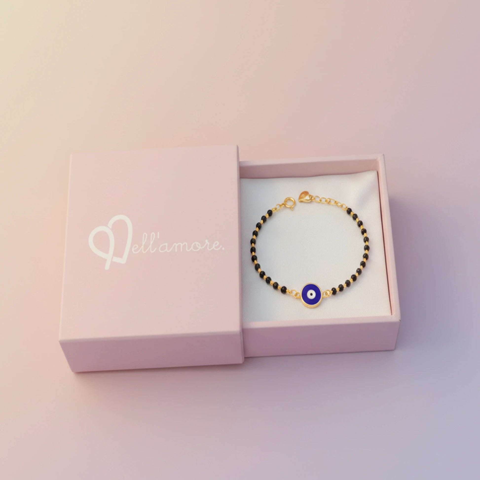 925 Sterling Silver Gold Plated Baby Nazariya with Evil Eye Charm| | Ideal Gift For 0 To 5 Years Old |  New Born Baby Gift | Birthday Gift | 925 Hallmark, Unisex Baby, One Size