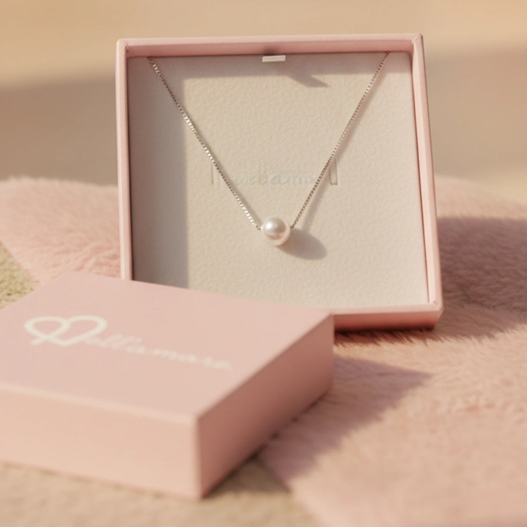 925 Sterling Silver Gold Plated Pearl Necklace| Ideal Gift For Girls & Women| Adjustable & Lightweight| Hallmark 925 Silver