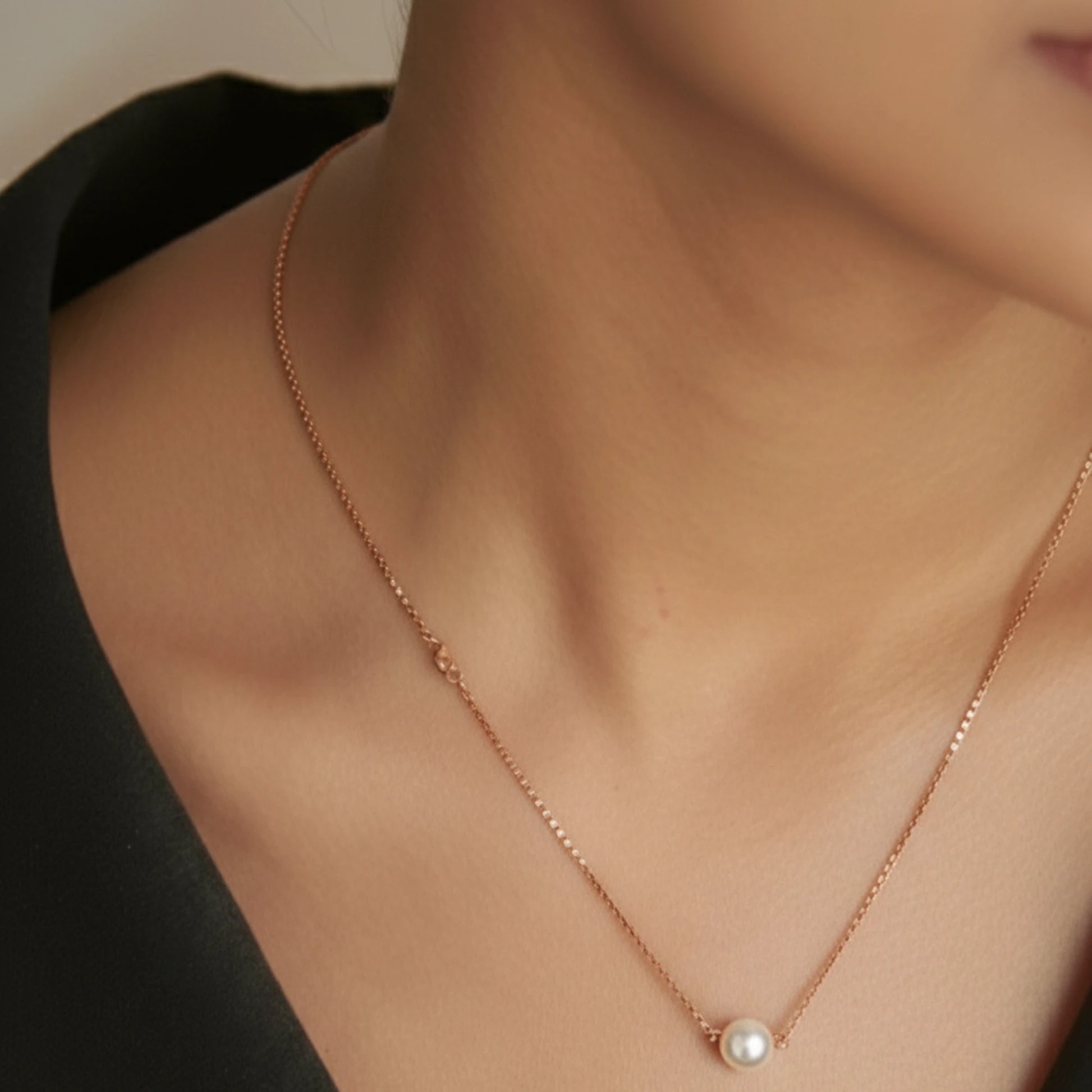 925 Sterling Silver Gold Plated Pearl Necklace| Ideal Gift For Girls & Women| Adjustable & Lightweight| Hallmark 925 Silver