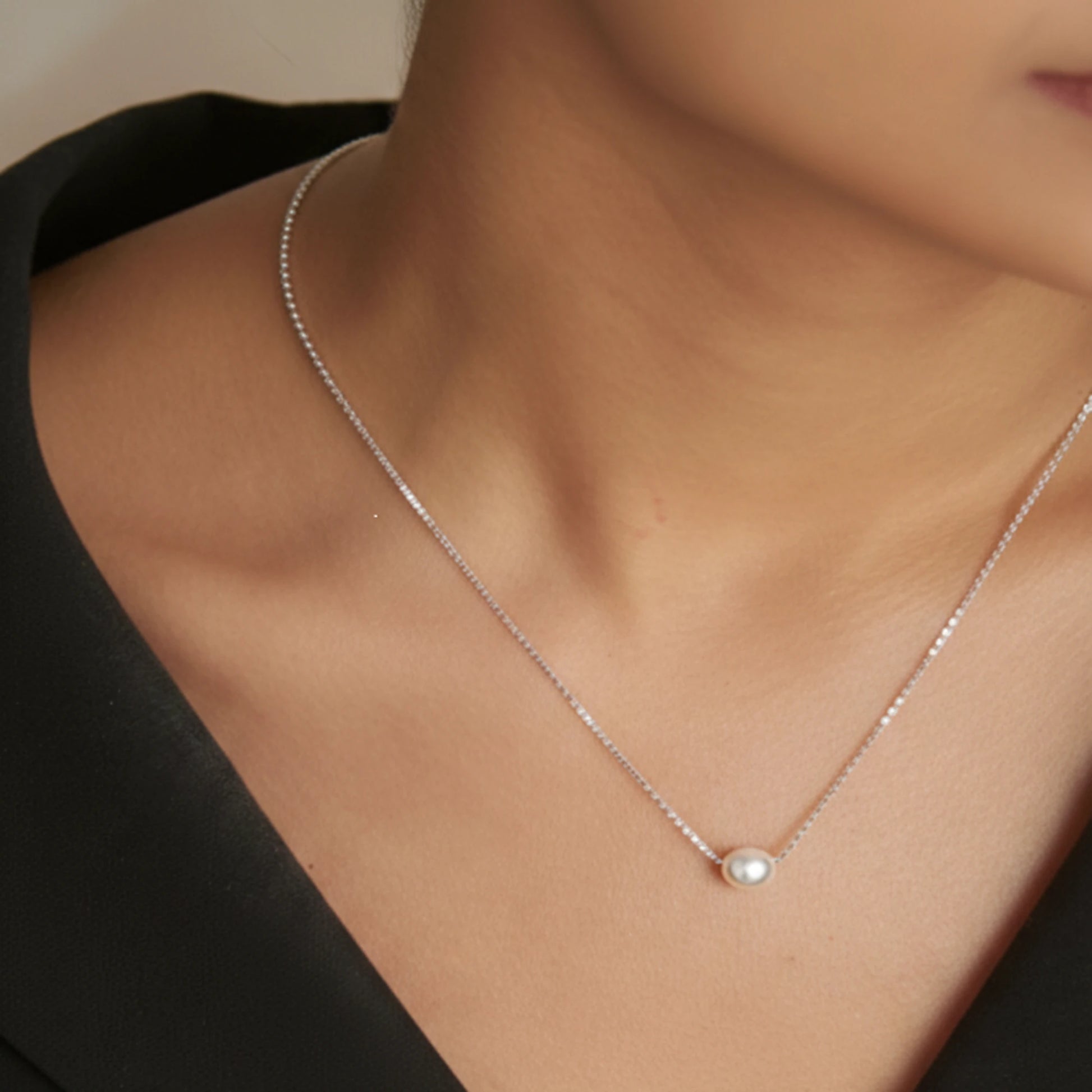 925 Sterling Silver Gold Plated Pearl Necklace| Ideal Gift For Girls & Women| Adjustable & Lightweight| Hallmark 925 Silver