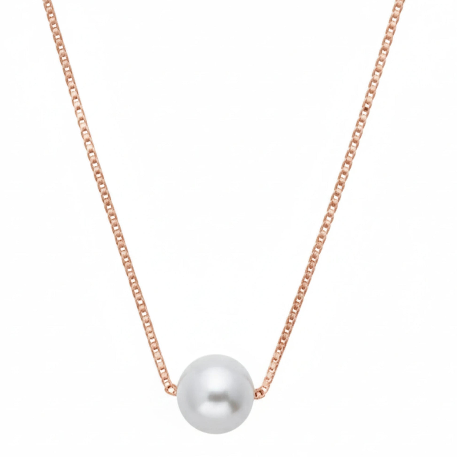 925 Sterling Silver Gold Plated Pearl Necklace| Ideal Gift For Girls & Women| Adjustable & Lightweight| Hallmark 925 Silver