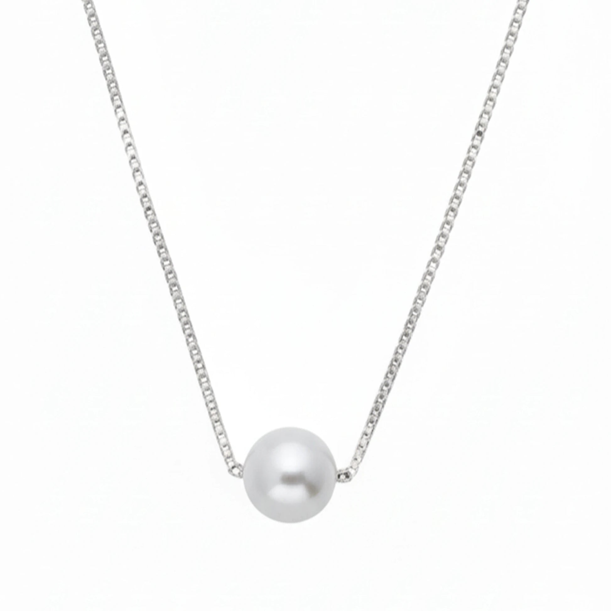 925 Sterling Silver Gold Plated Pearl Necklace| Ideal Gift For Girls & Women| Adjustable & Lightweight| Hallmark 925 Silver